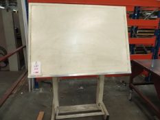 Mobile adjaustable A0 size drawing board