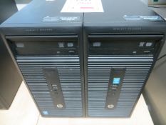 Two Hewlett Packard 280G1M2 Core i5 Tower PC's