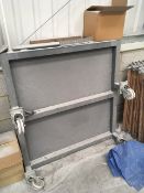 Steel framed mobile trolley