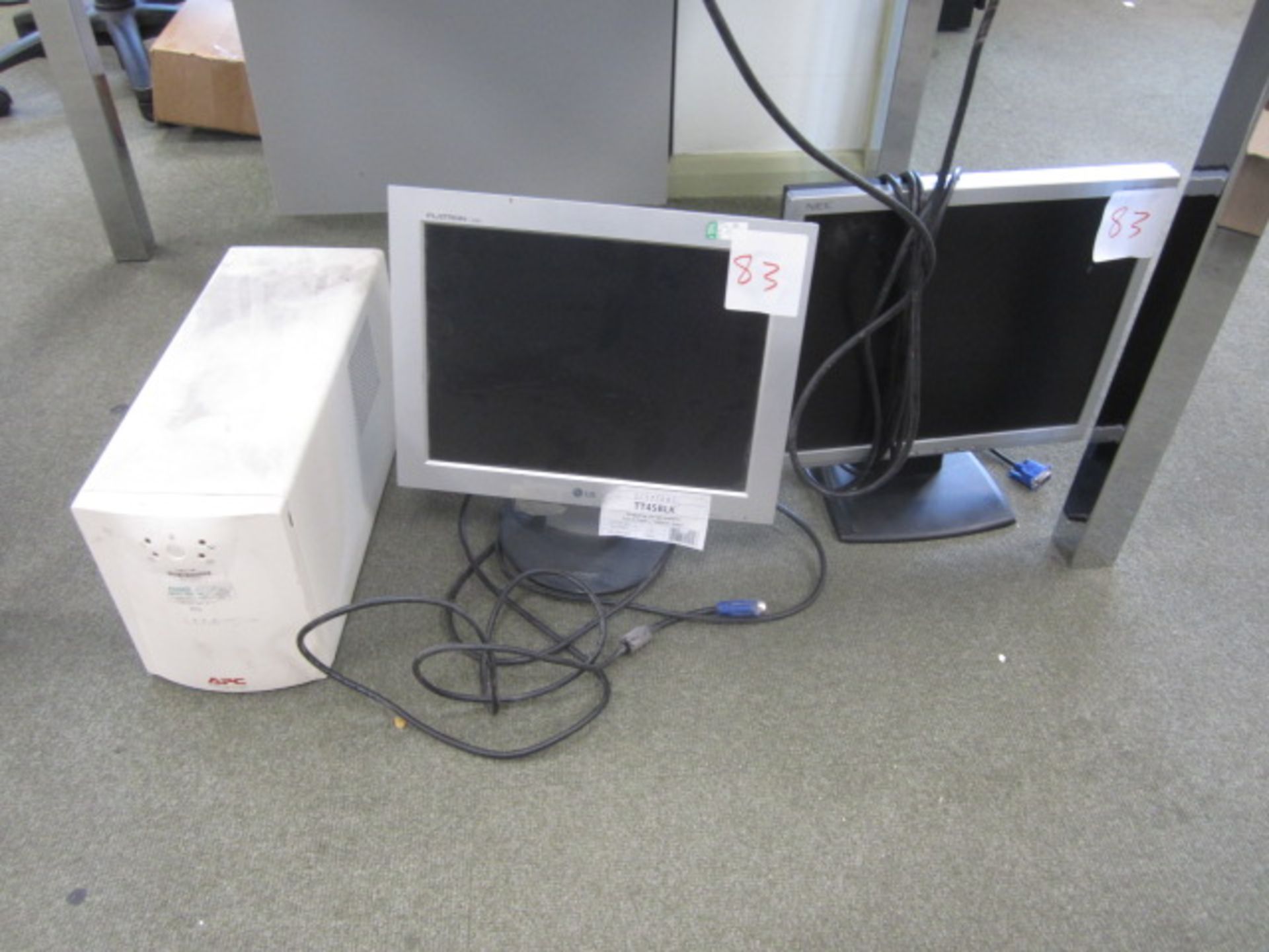 Quantity of assorted keyboards, Fellowes P-35C paper shredder, Brother Fax-2820, APC UPS, 4 x flat - Image 3 of 5