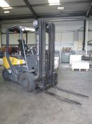 OM X625 LPG powered, multi-duplex forklift truck, serial no: 14170W00342 (2008), capacity 2500kg,