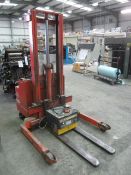 BT LST1350E battery operated pedestrian pallet lifter, no: 187793, capacity 1350kg with Pimespo RD65