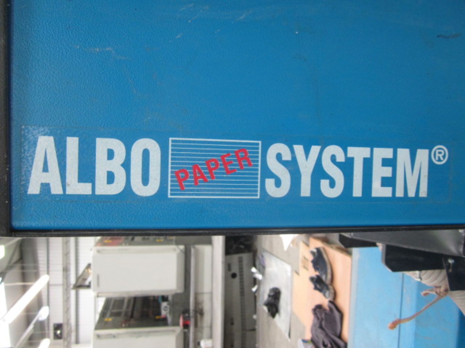 Stanley Albo Paper Systems, model Albo PT1000 AP paper turner lifter, serial no: 61241000, SWL - Image 3 of 6