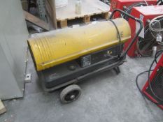 Clarke XR100 portable paraffin/diesel industrial heater, 240v