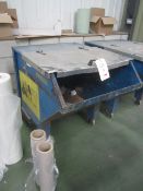 Empteezy Ltd mobile forklift tipping skip with lid