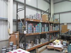 2 x bays of boltless pallet racking, approx. size: height: 3.3m x depth: 900mm width: 2.5m -