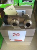 6 x Siemens VMP47.15-2.5 valves, unused