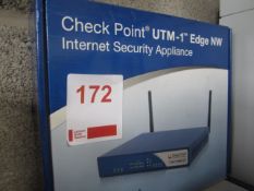 Checkpoint UTM-1 edge NW internet security appliance, unused