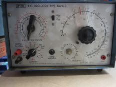 Levell R.C. Oscillator type TG200