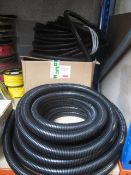 Quantity of plastic flexible ducting hose, unused