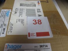 5 x boxes modular panels Hager & ABB, unused