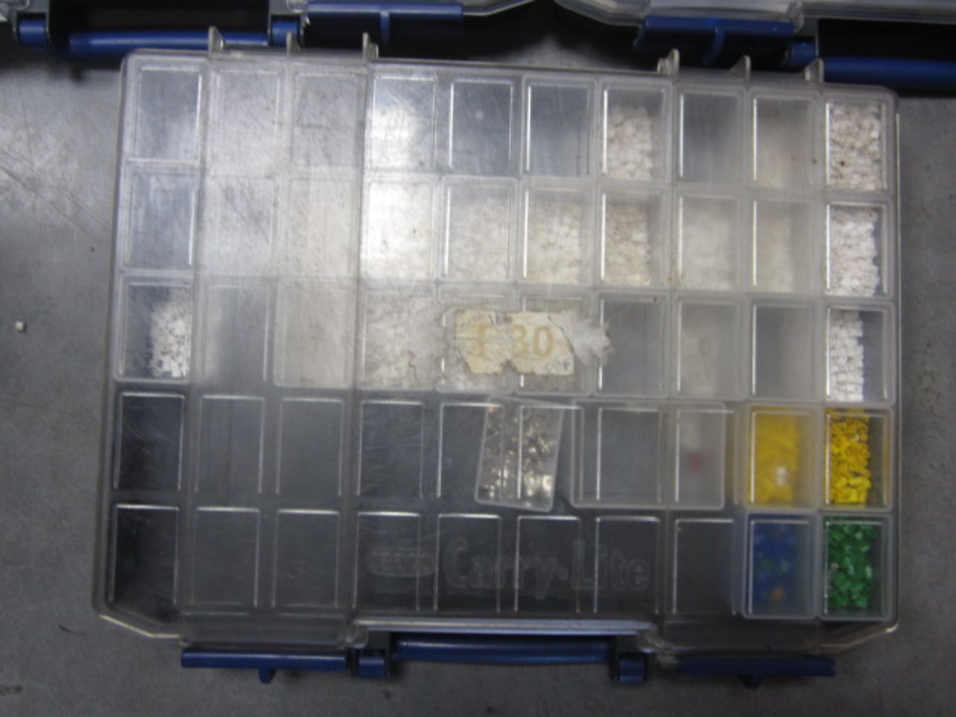 5 x compartment boxes with assorted contents - Image 4 of 4
