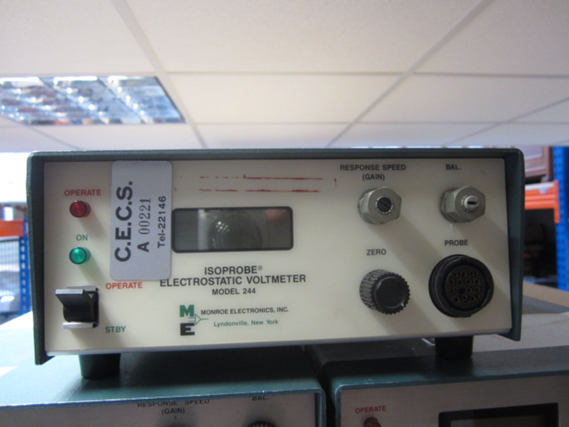 Monroe electronics Isoprobe electrostatic volt meter model 244