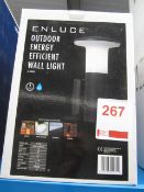 Endon EL-40085 Enluce outdoor energy efficient wall light, unused