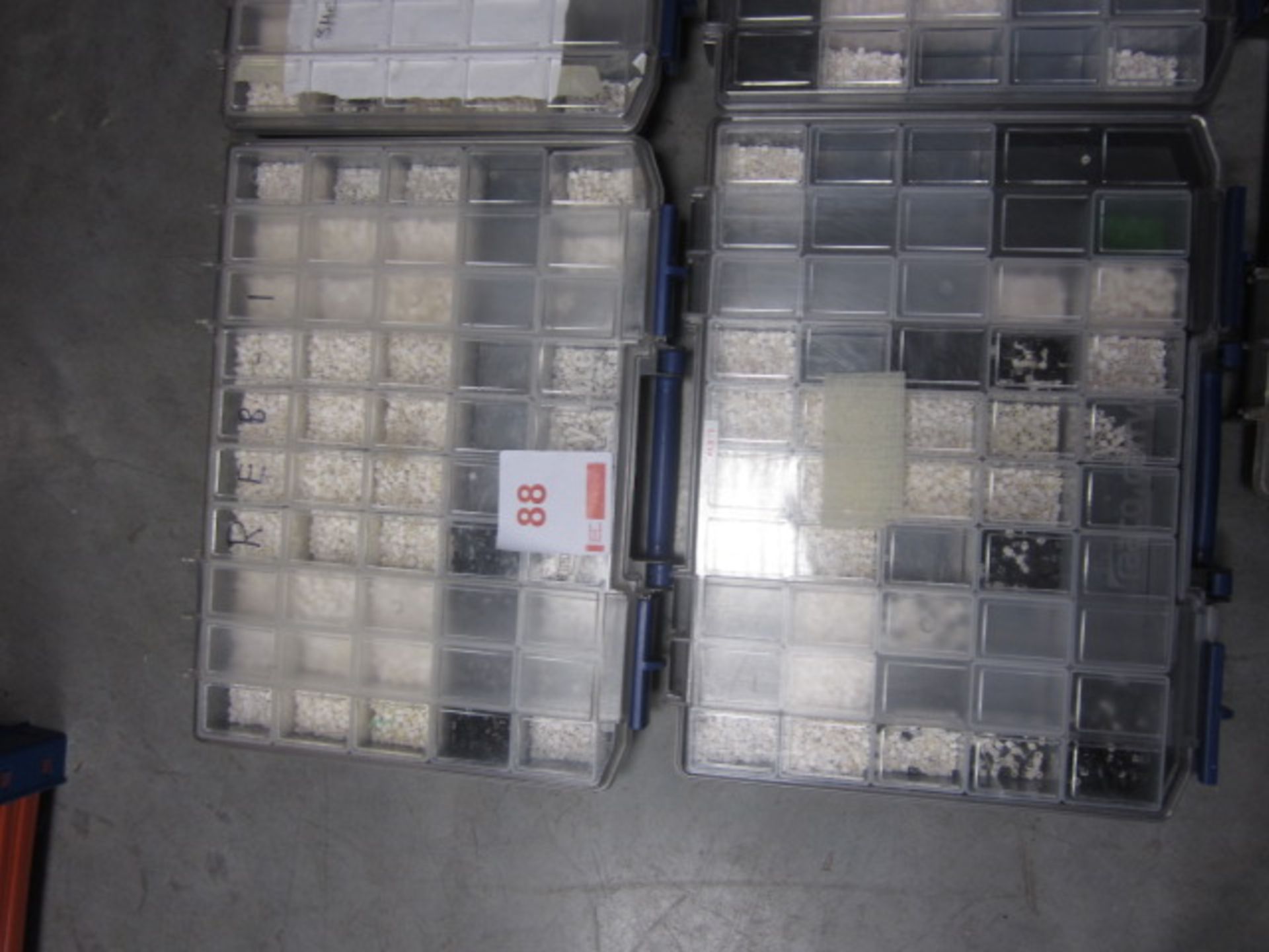 5 x compartment boxes with assorted contents - Image 2 of 4