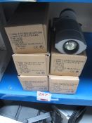 5 x DAR PRO0732/M wall mounted projector lights, unused