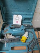 Makita 4350 FCT 110v Jigsaw c/w carry case