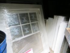 Quantity of Sash Windows complete and incomplete as lotted