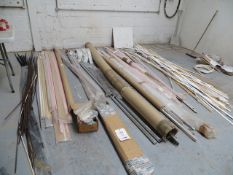 Quantity of various fire door inserts & beading as lotted