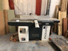 Paoloni DR4 thicknesser planer, model DR415, serial no. 19249, year of manufacture 2006.