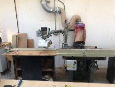 Wadkin EQ spindle moulder complete with Maggi Steff 2034 feeder, serial no. EQ3426, test no.