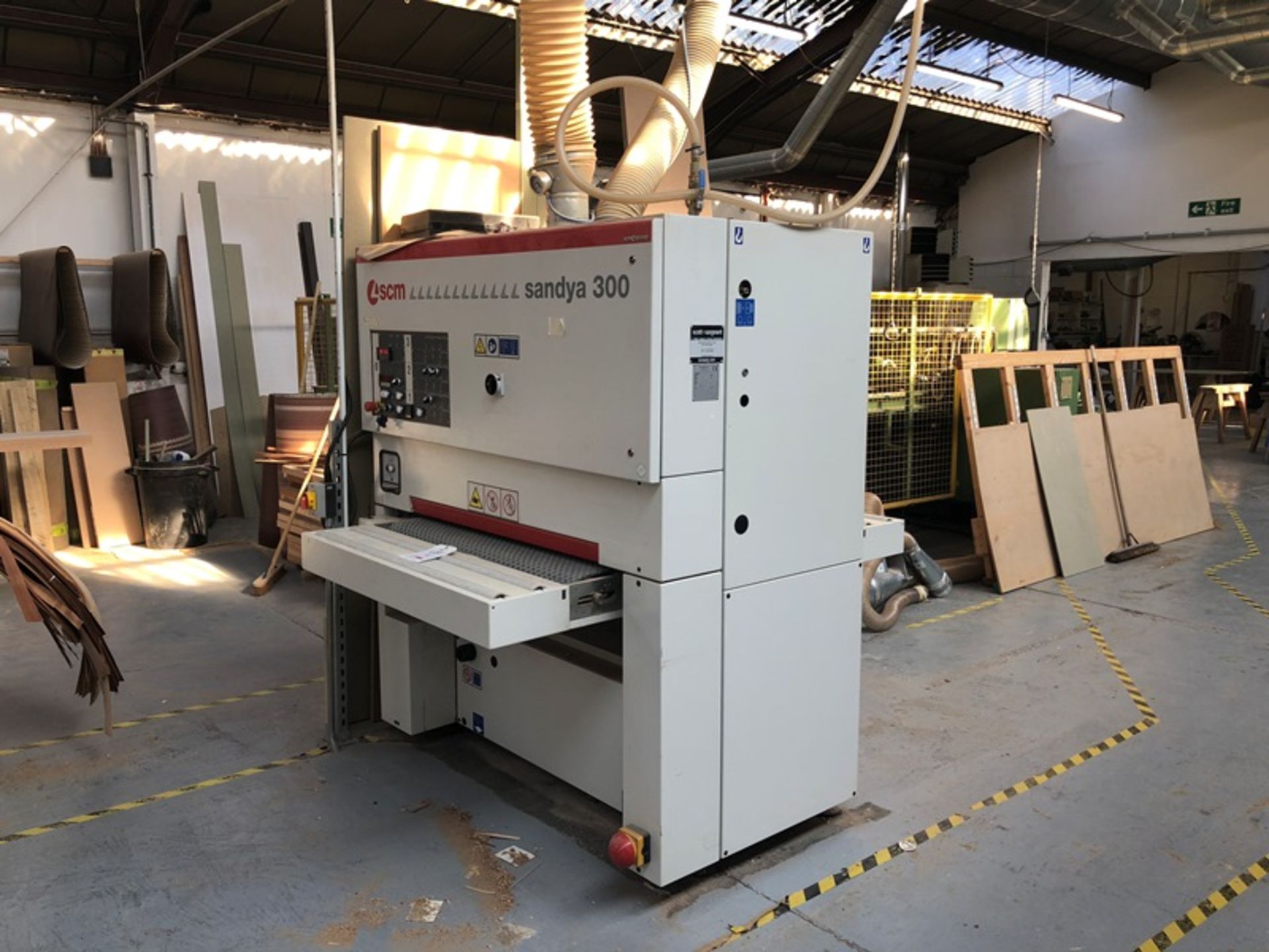 SCM Sandya S 300 wide belt sanding machine, model S300 RCS 110, year of manufacture 2015, serial no. - Image 2 of 9