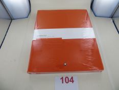 Montblanc Fine Stationery Sketch Book 149 Lucky Orange Art No 116224 RRP £90. Please note: This