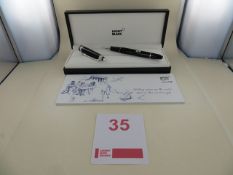 Montblanc Meisterstuck UNICEF Resin LeGrand Fountain Pen Art No 116075 RRP £515. Please note: This