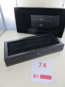 Montblanc Meisterstuck Black Pen Tray model M84037 Art No 111466 RRP £445. Please note: This lot