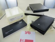 Montblanc-Sartorial-Business-Card-Holder Art No 113223 RRP £140. Please note: This lot will be