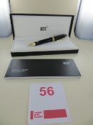 Montblanc Meisterstück Gold-Coated LeGrand Mechanical Pencil 0.9 mm Art No 108952 RRP £330. Please