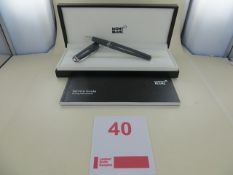 Montblanc Grey Resin PIX Rollerball Pen Art No 116577 RRP £200. Please note: This lot will be sold