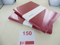 Two Montblanc Fine Stationery Notebooks 146 Red Lined Art No 116521 RRP £55 each. Please note: