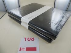 Two Montblanc Fine Stationery Sketch Books 149 Black Blank Art No 113293 RRP £85 each. Please