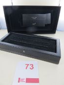 Montblanc Meisterstuck Black Pen Tray model M84037 Art No 111466 RRP £445. Please note: This lot