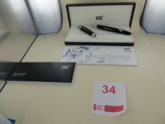 Montblanc Meisterstuck UNICEF Resin LeGrand Fountain Pen Art No 116071 RRP £600. Please note: This