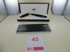 Montblanc Meisterstuck Red Gold-Coated LeGrand Rollerball Art No 112672 RRP £390. Please note: