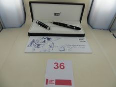 Montblanc Meisterstuck UNICEF Resin LeGrand Fountain Pen Art No 116075 RRP £515. Please note: This