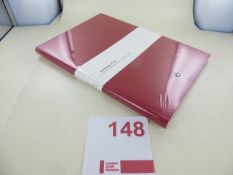 Montblanc Fine Stationery Notebook 146 Red Lined Art No 116521 RRP £55 each. Please note: This lot