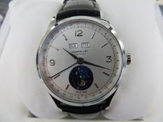 Montblanc Heritage Chronométrie Automatic Quantième Complet Watch 40mm Steel collection Silver