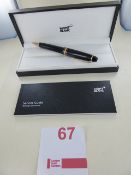 Montblanc Meisterstück Gold-Coated LeGrand Ballpoint Pen Art No 112673 RRP £340. Please note: This