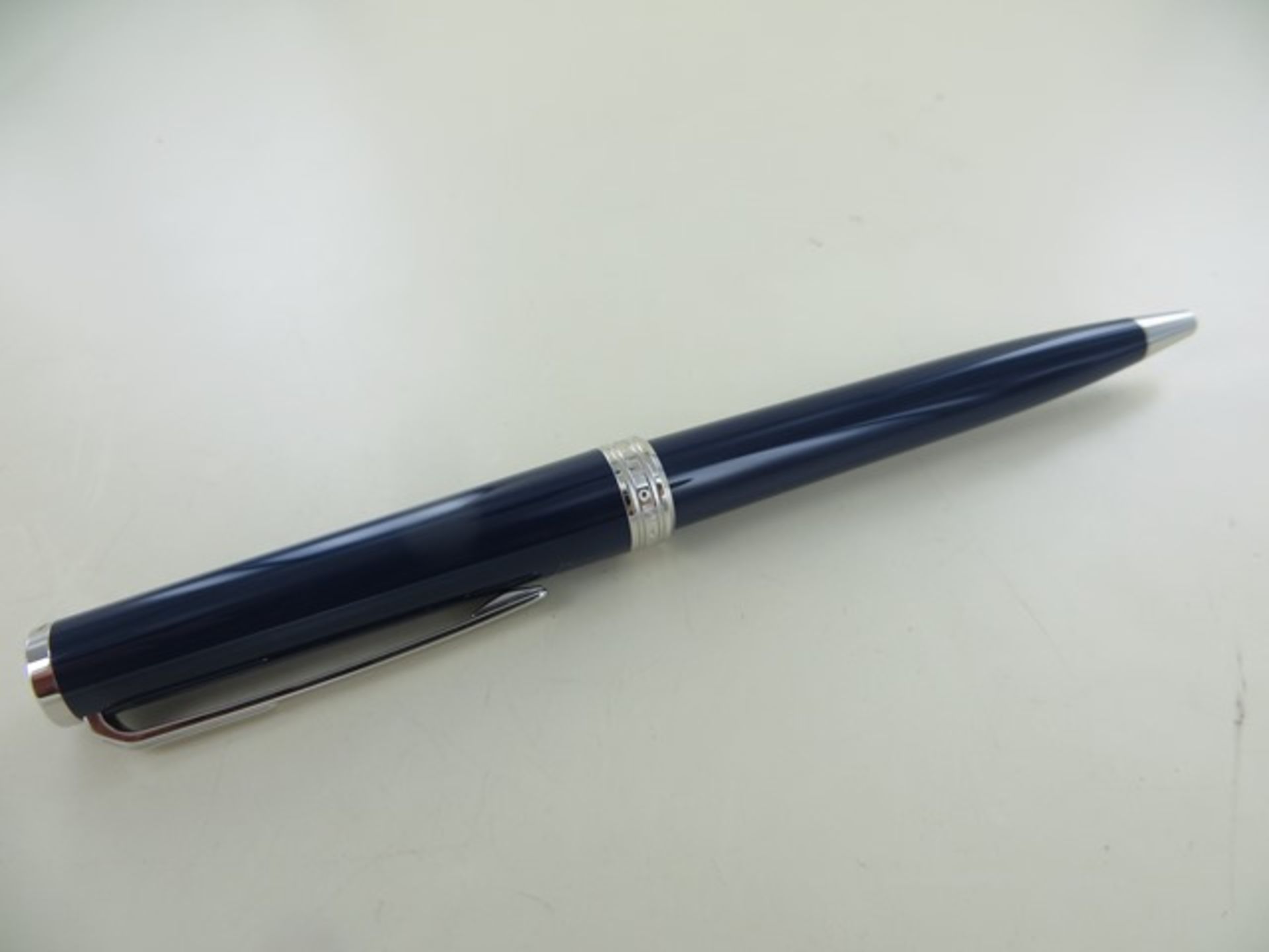 Tray containing 18 x Montblanc PIX Blue Ballpoint Pen Art No 114810 RRP £175 each. Please note: This - Image 2 of 2