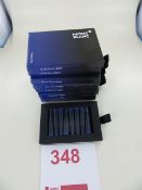 Eight Boxes of Eight Ink Cartridges Royal Blue 8 per package Art No 105193 RRP £4 per single pack of