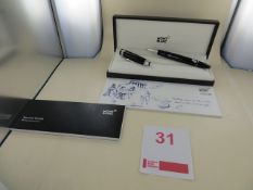 Montblanc Meisterstuck UNICEF Resin LeGrand Fountain Pen Art No 116071 RRP £600. Please note: This