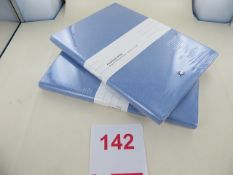 Two Montblanc Fine Stationery Notebooks 146 Light Blue Lined Art No 116517 RRP £55 each. Please