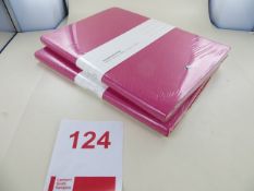Two Montblanc Fine Stationery Note Books 146 Pink Lined Art No 116520 RRP £55 each. Please note: