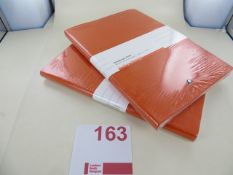 Two Montblanc Fine Stationery Notebooks 146 Lucky Orange Lined Art No 116225 RRP £55 each. Please