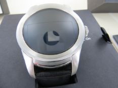 Montblanc Summit Smartwatch 46mm with Black PVD Stainless Steel Case & Black Calf Leather Strap case