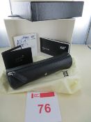 Montblanc Meisterstuck for UNICEF Zipped Leather Pen Pouch Art No 116319 RRP £135. Please note: This