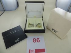 Montblanc Essential Sartorial Cufflinks Art No 116640 RRP £215. Please note: This lot will be sold
